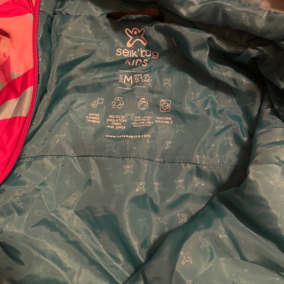 SELK'BAG Flamingo Wearable Sleeping Bag - Insulated Kids large - Picture 7 of 10